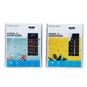 Opalhouse 2 Pack Bulb String Lights New Multicolor See Pics